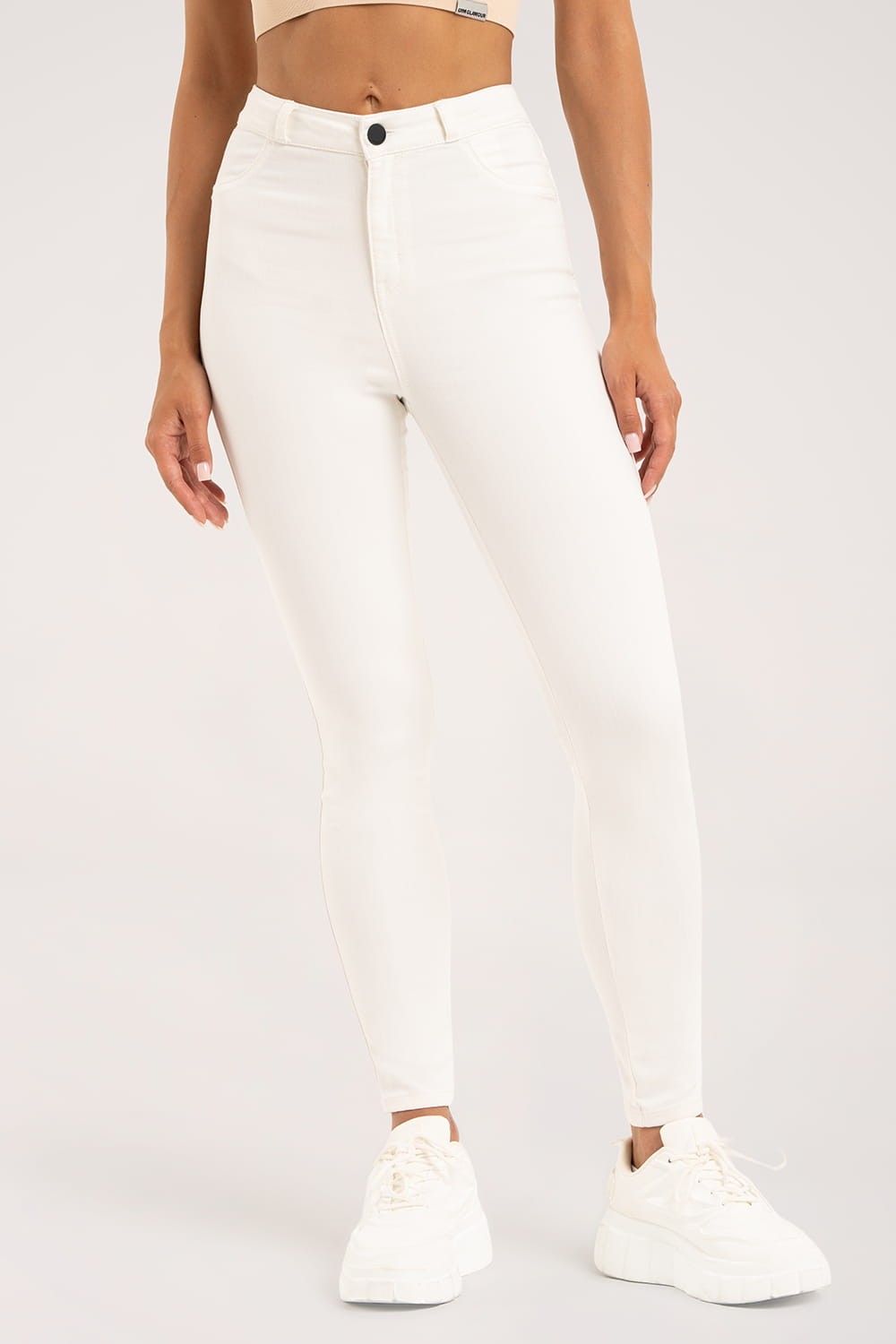 Skinny traperice off white