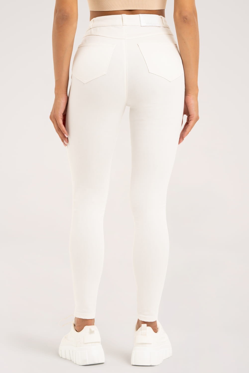 Skinny traperice off white