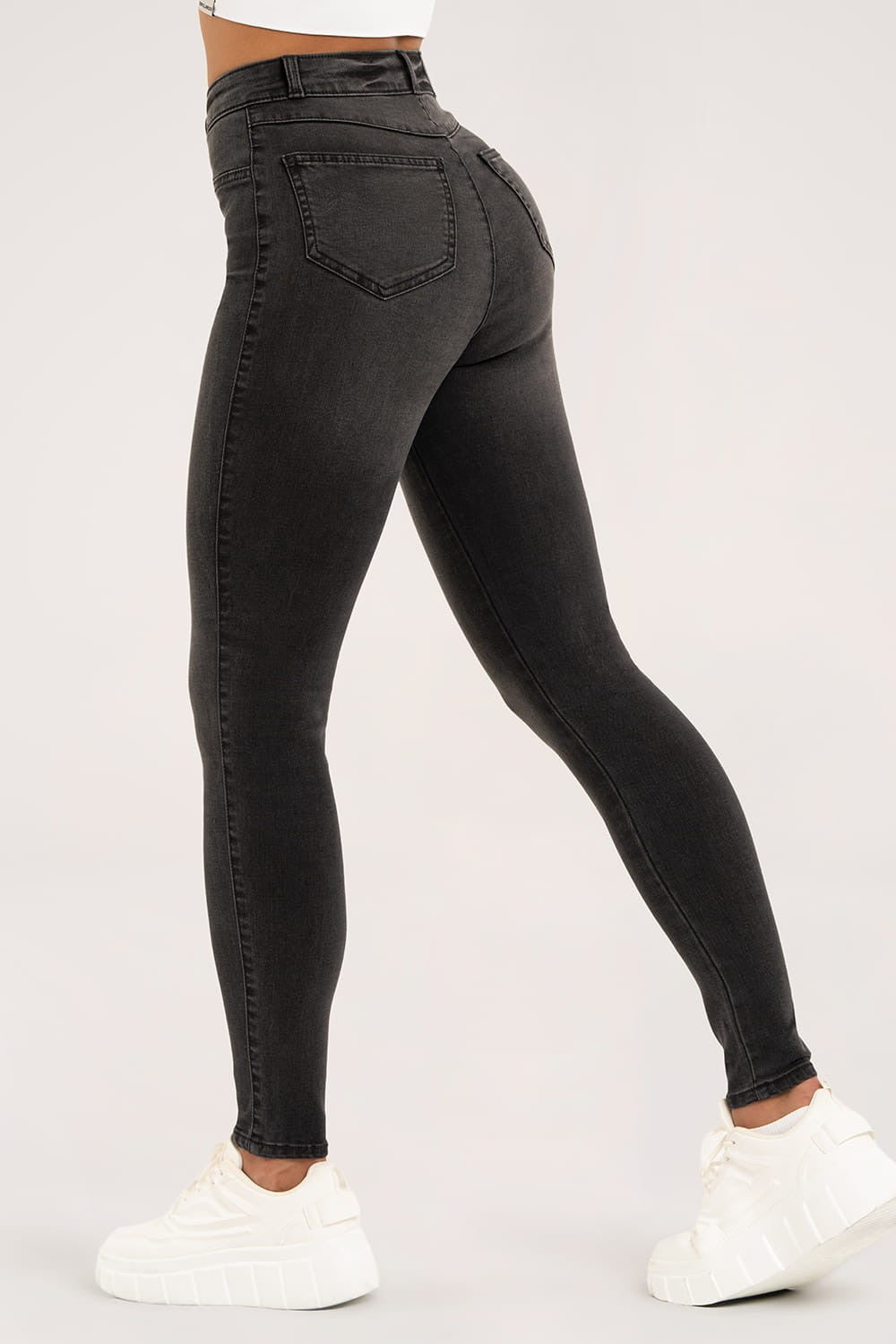 Skinny traperice black