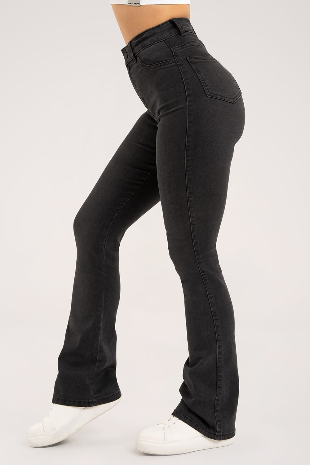 Zvonaste traperice black