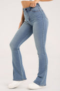 Zvonolike traperice light blue