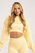 Dukserica cut out butter yellow