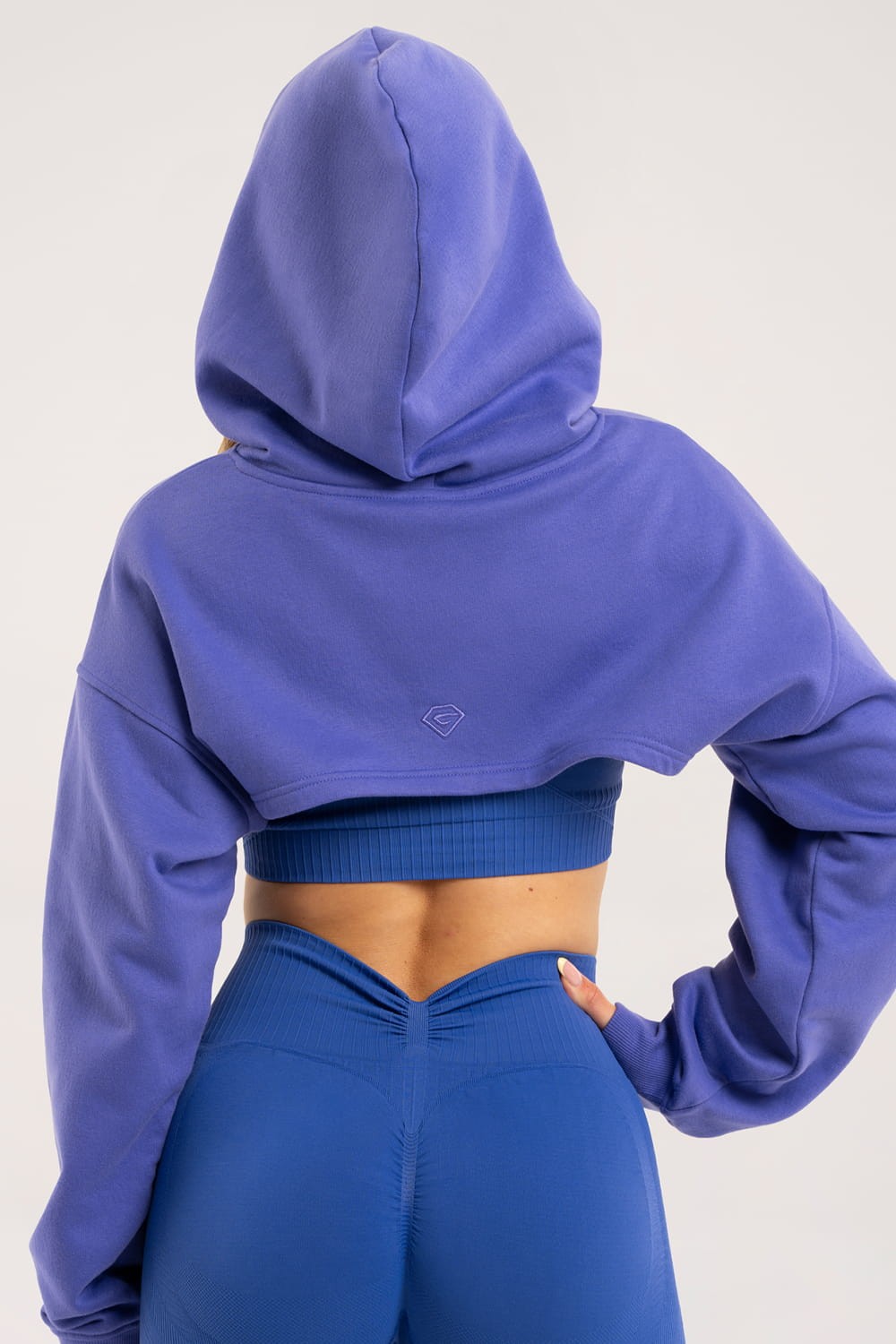 Dukserica cut out violet