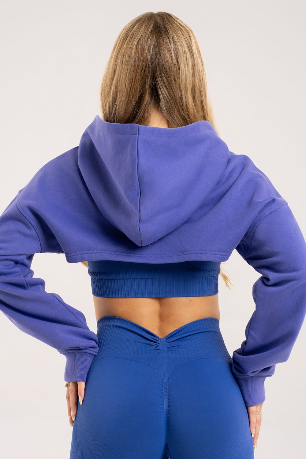 Dukserica cut out violet