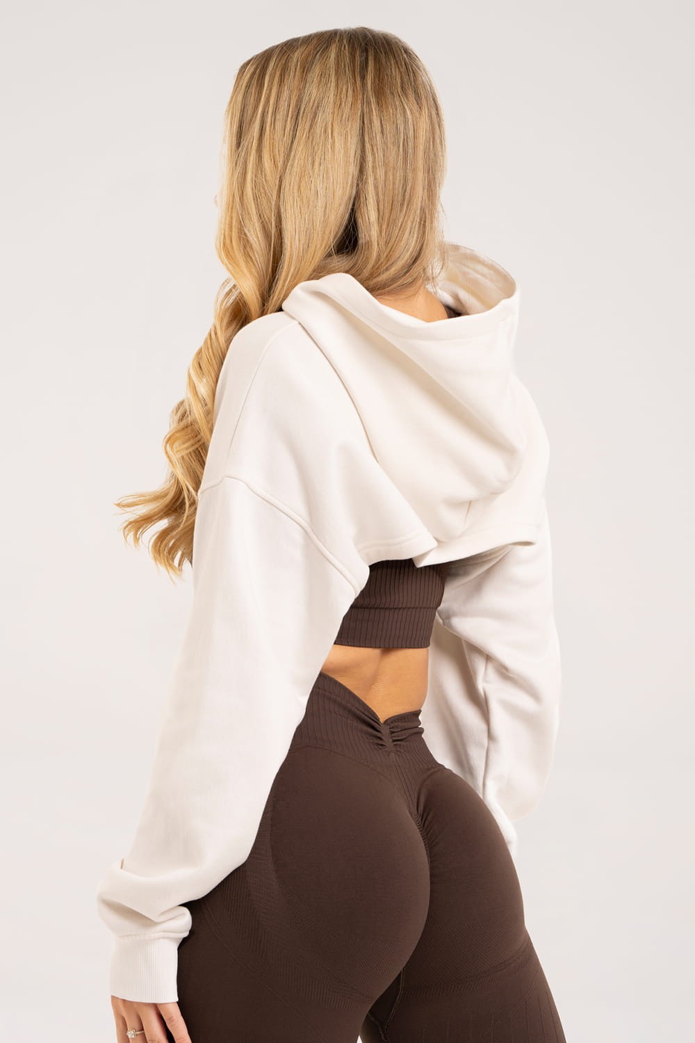 Dukserica cut out off white