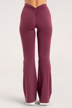 Zvonolike tajice deep glow burgundy