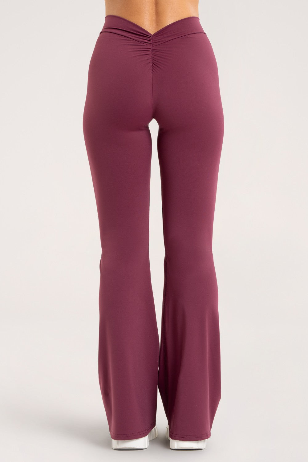 Zvonaste tajice deep glow burgundy