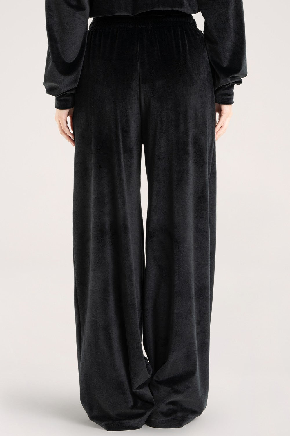 Trenirka hlače velour black