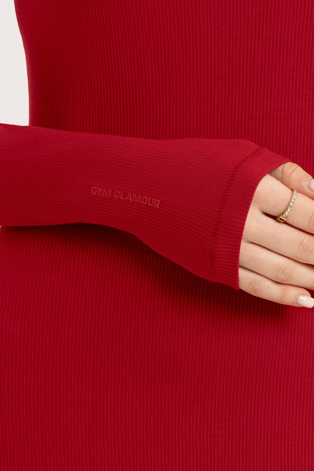 Flexi maxi haljina s dugim rukavima red