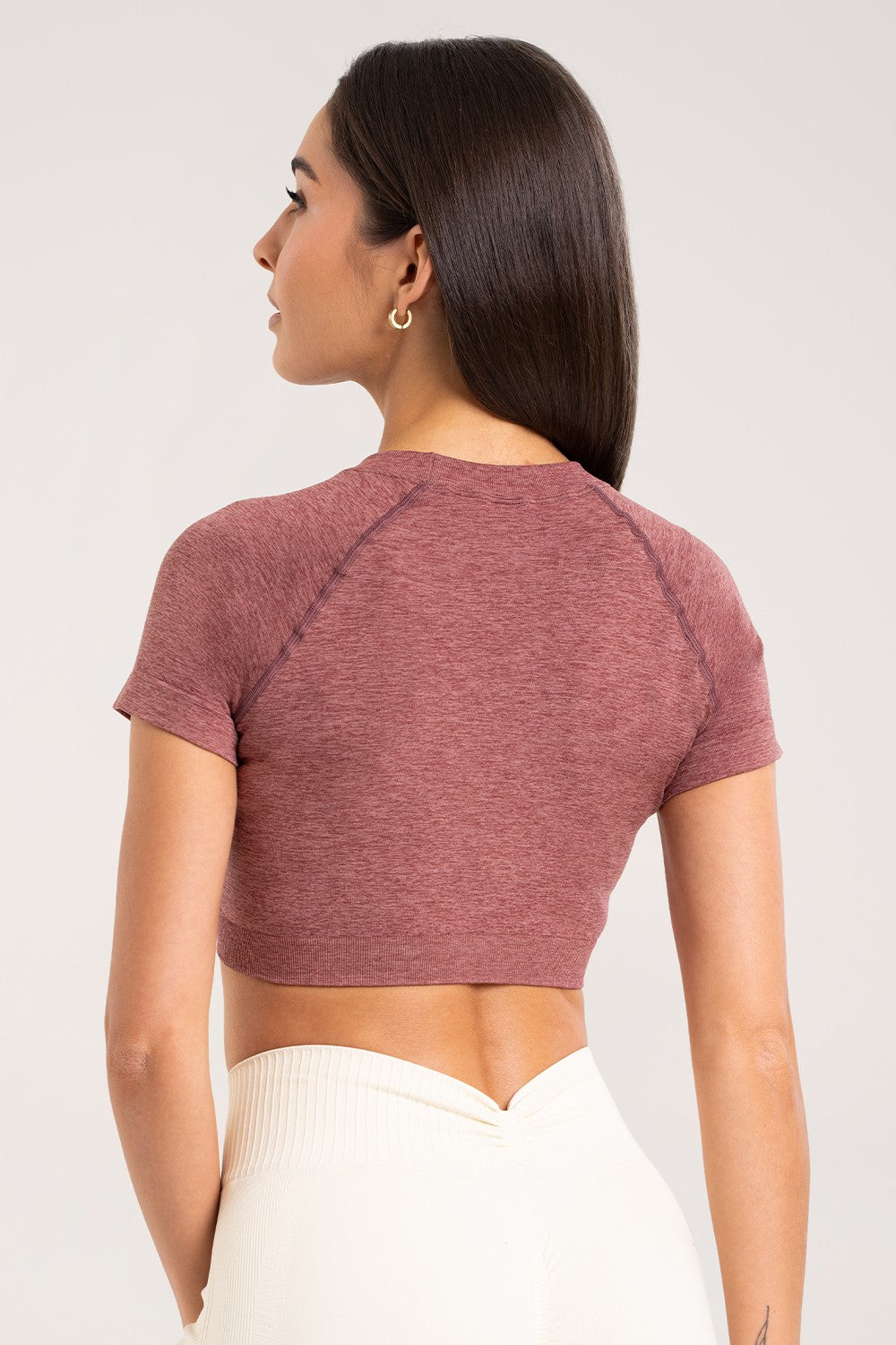 Seamless rashguard rose taupe