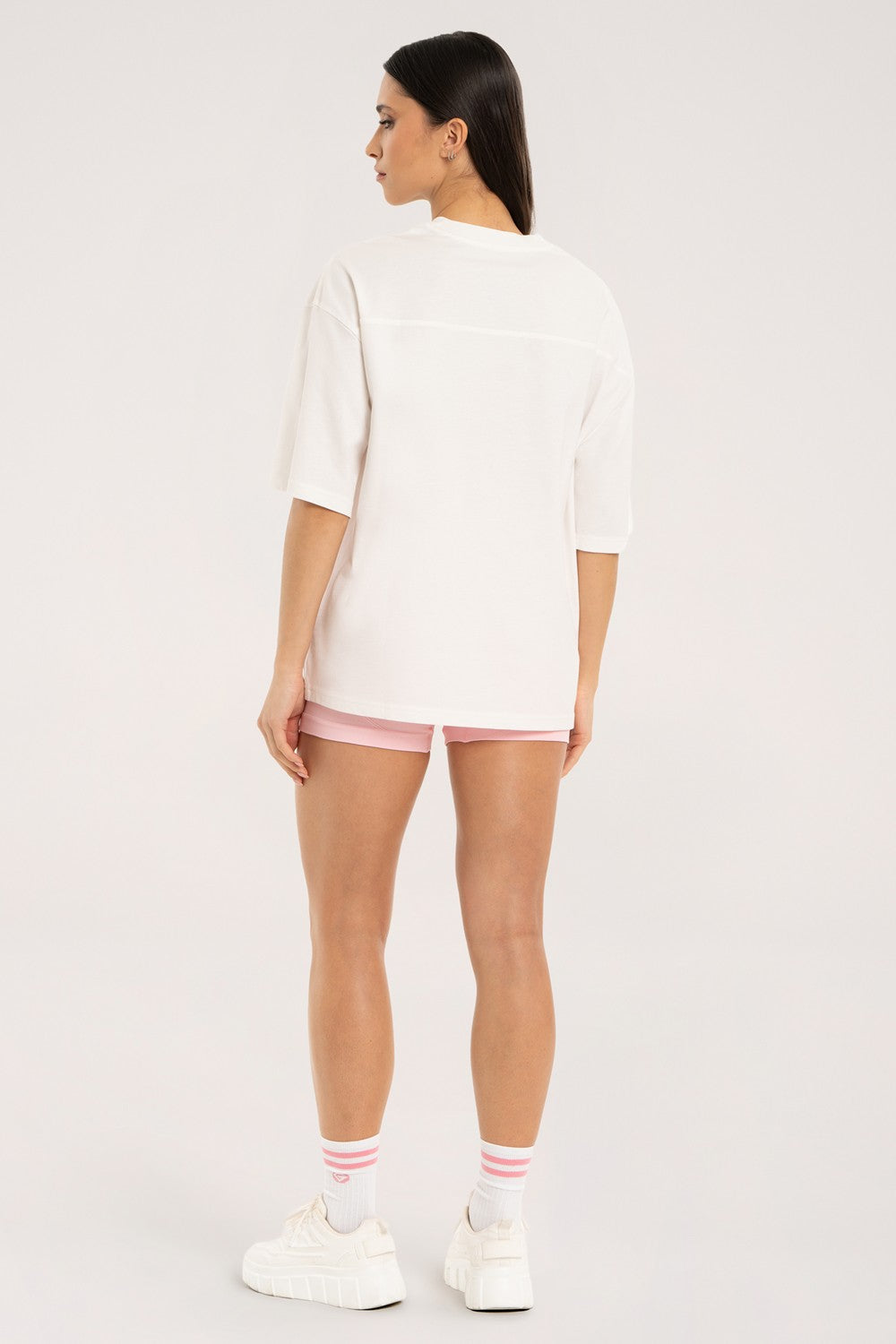 Majica oversize white