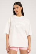 Majica oversize white