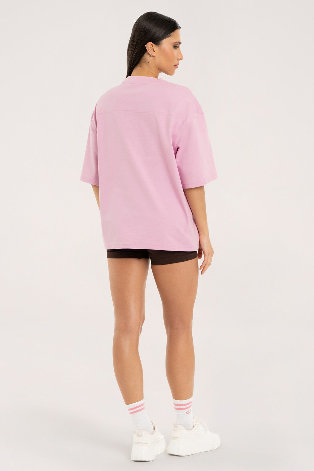 Majica oversize light pink