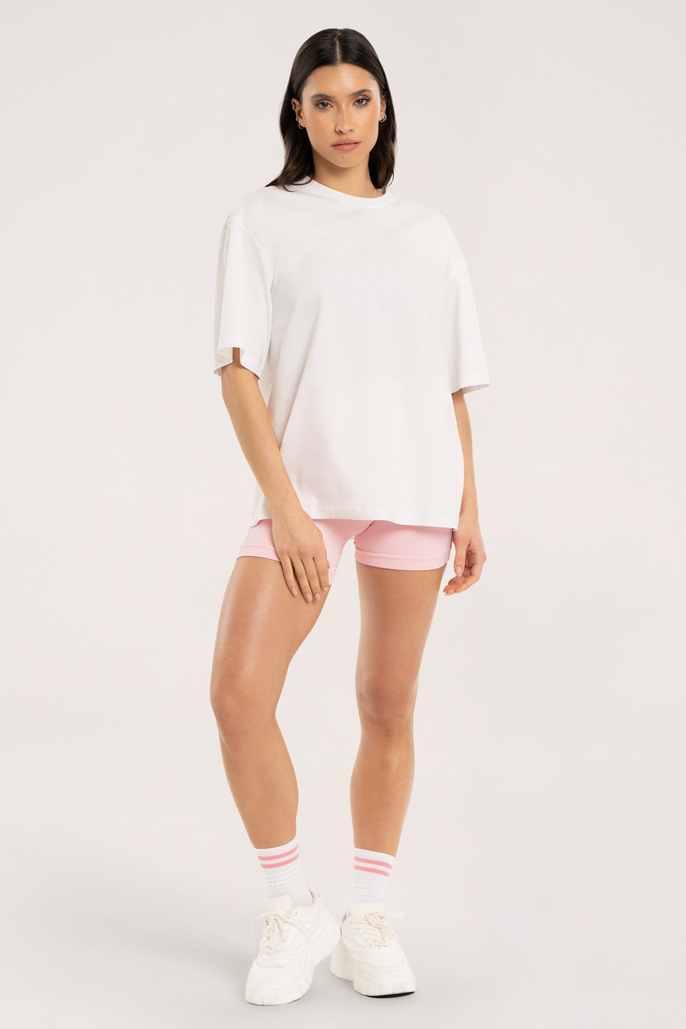 Majica oversize no skip days white