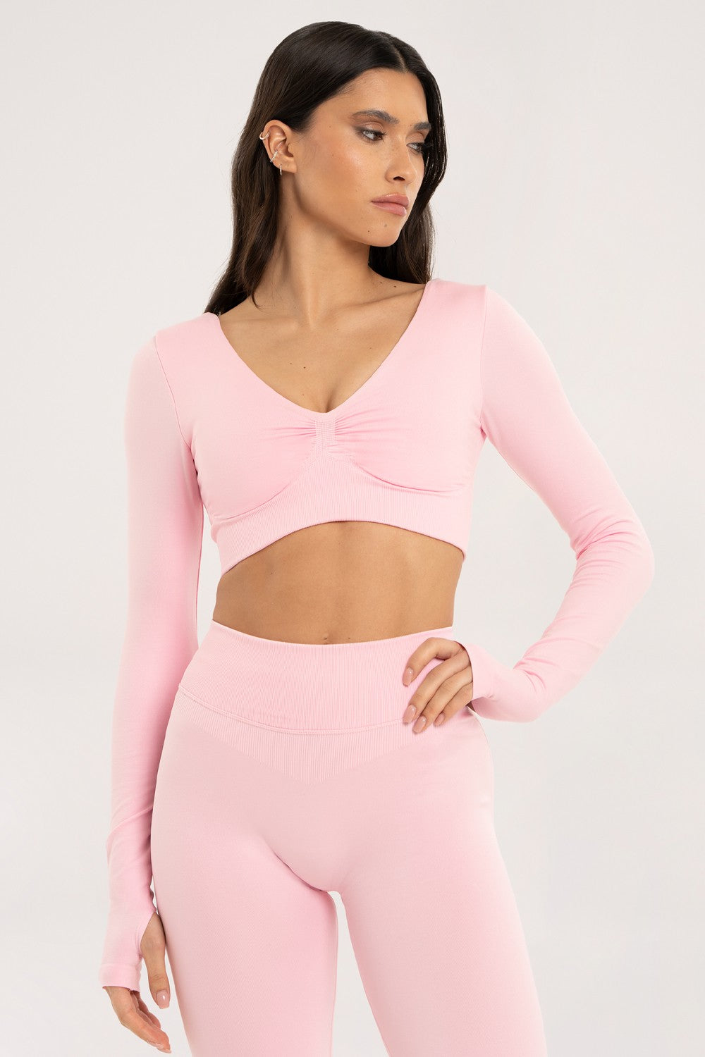 Longsleeve s otvorenim leđima Popstar