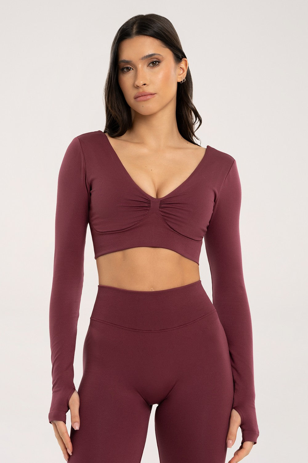 Longsleeve s otvorenim leđima gossip red