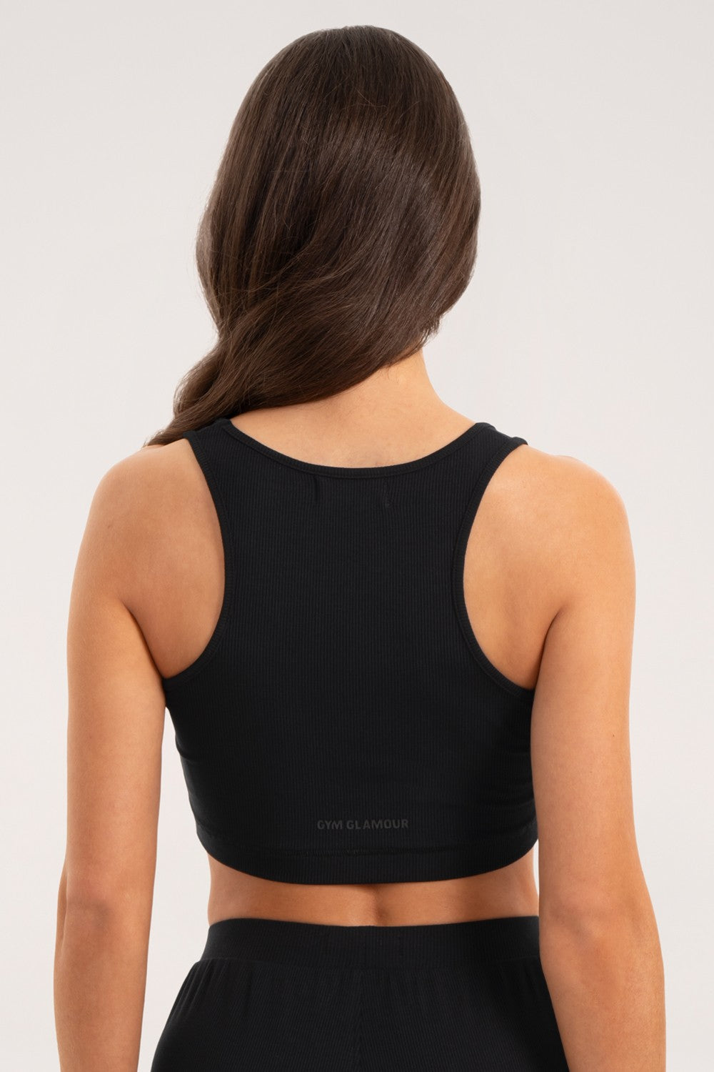 Crop top casual black