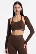 Bešavni bolero dark chocolate