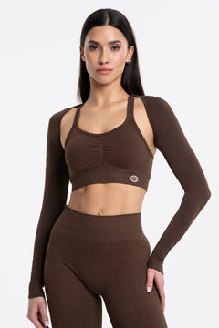 Bešavni bolero dark chocolate