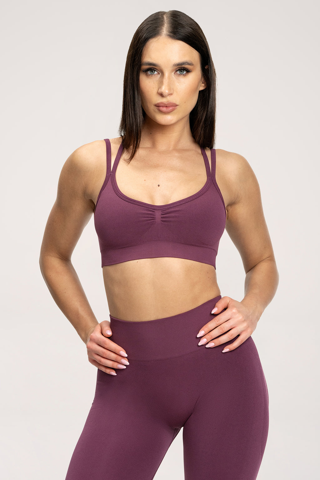 Sportski grudnjak fake BBL maroon