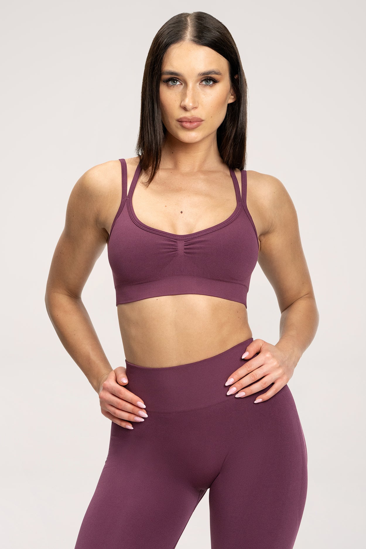 Sportski grudnjak fake BBL maroon