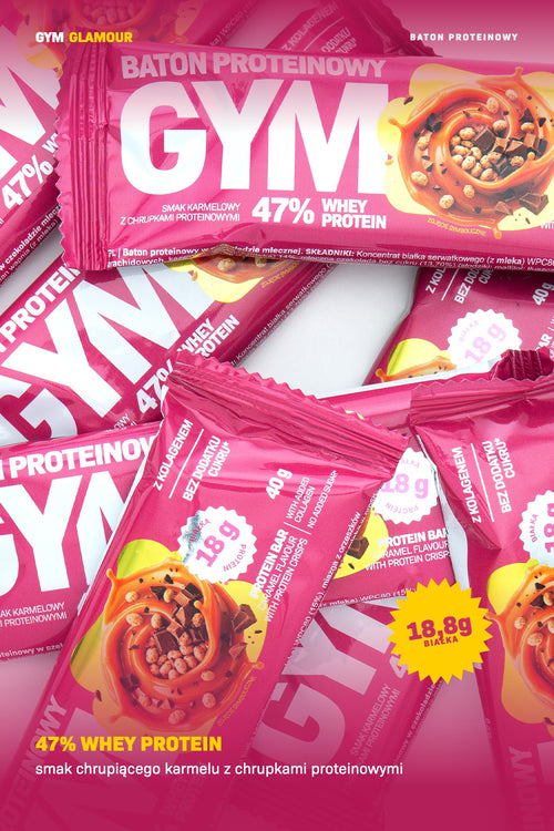 Proteinska pločica GYM – Hrskavi karamel