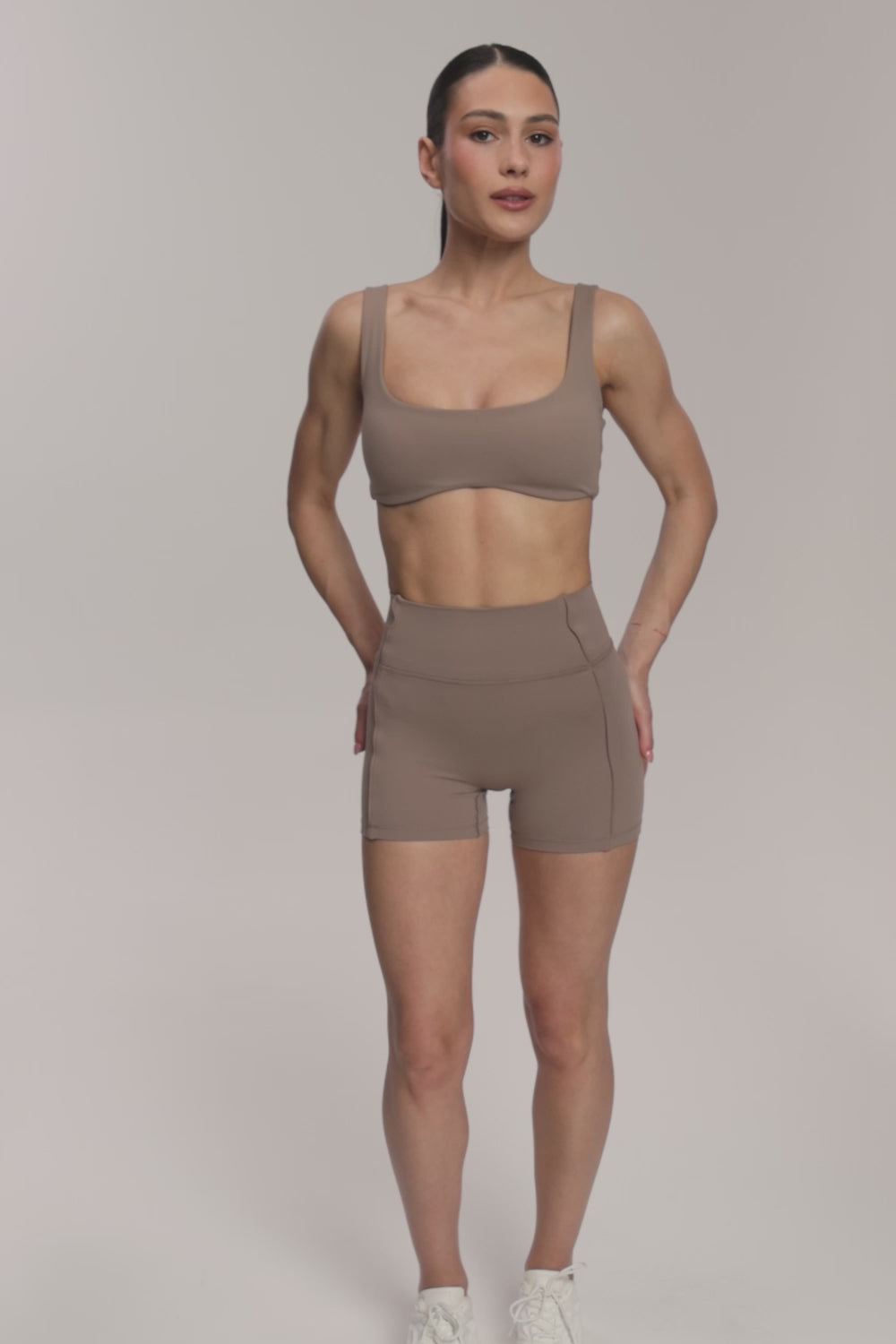 Grudnjak pilates era warm beige