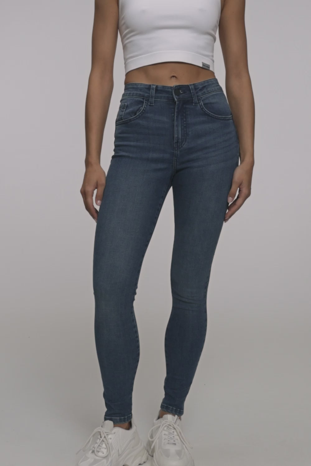 Traperice skinny perfect slim navy blue